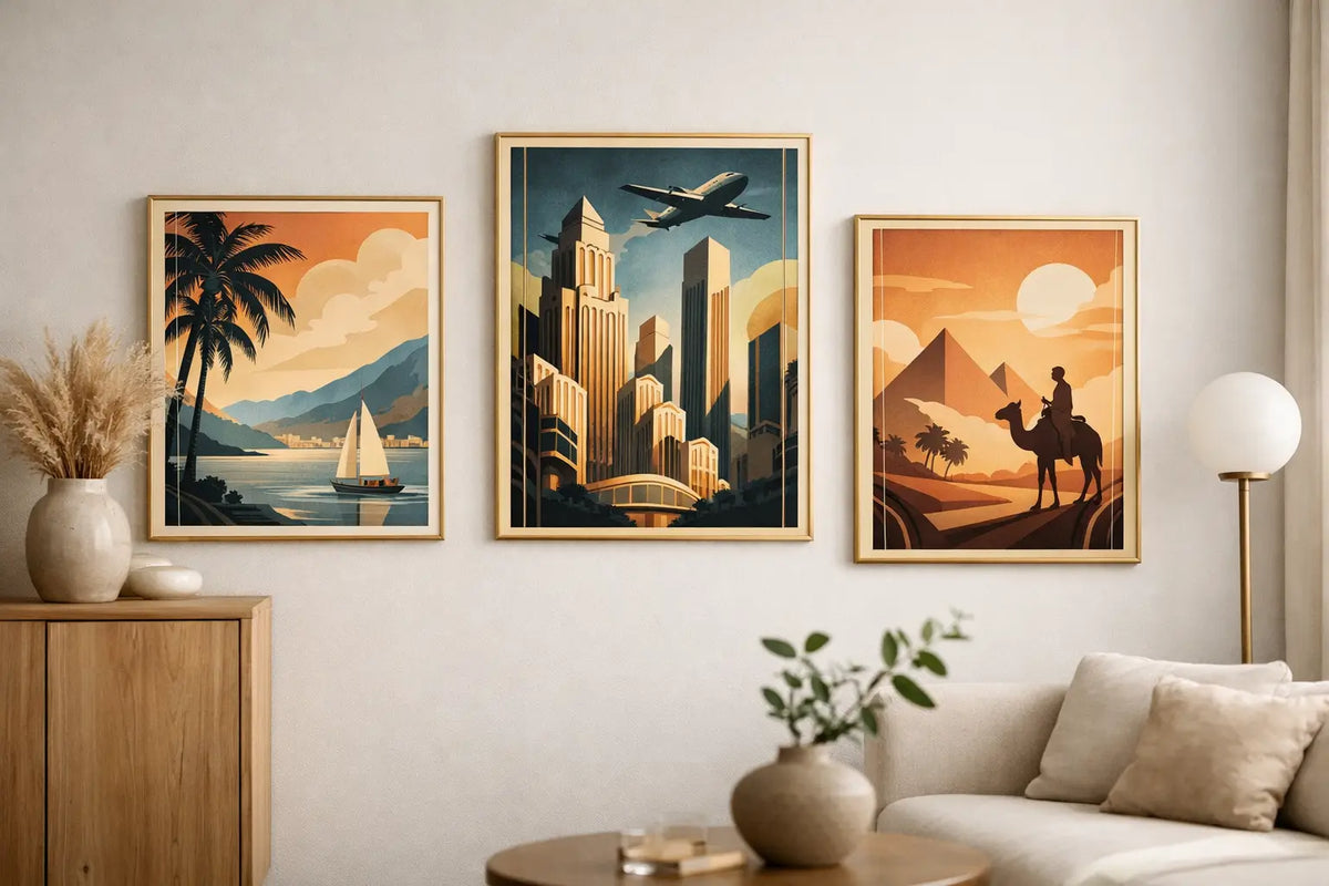 Travel Poster Art Deco for Stylish Walls – PrintChimp