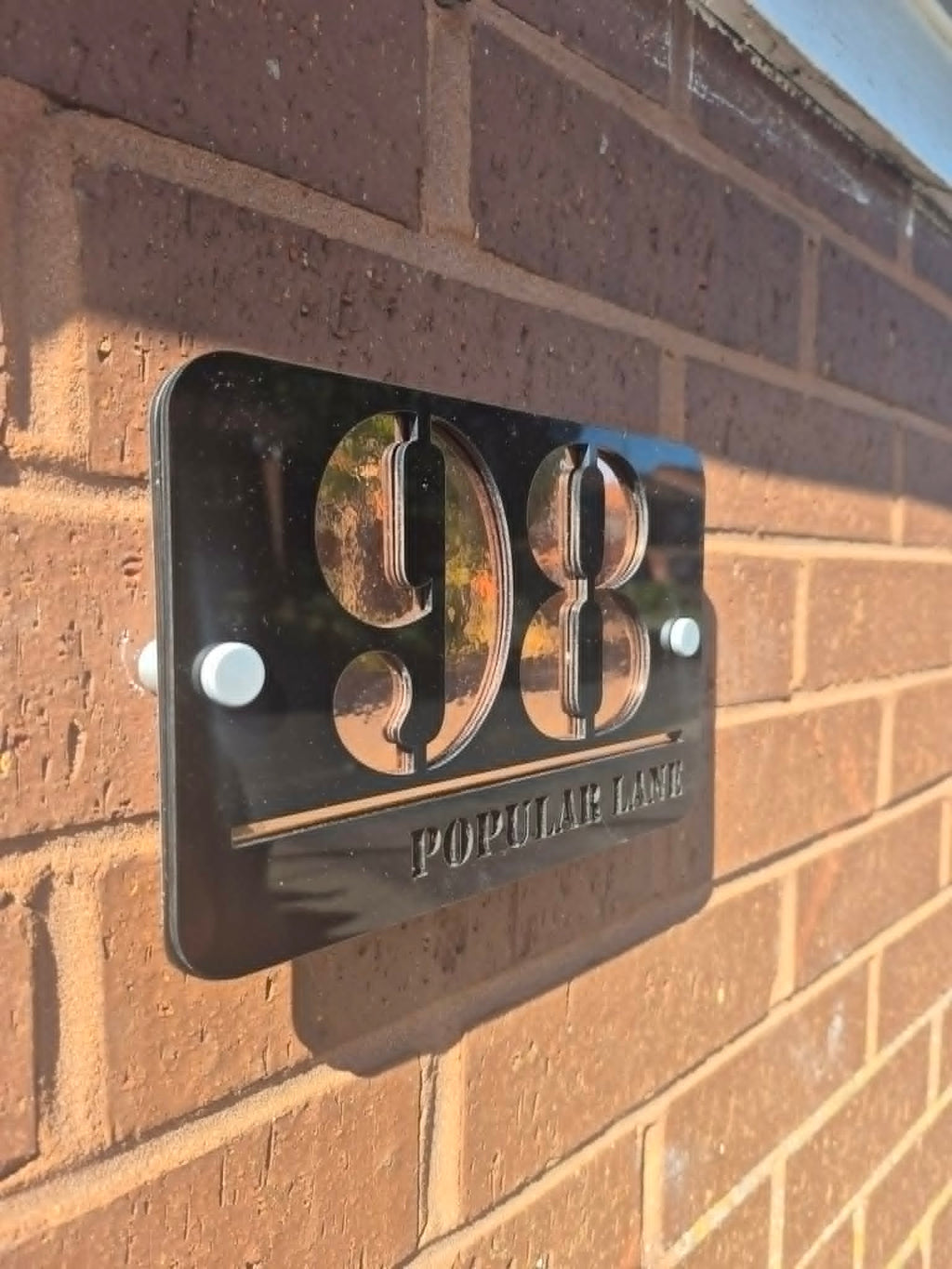 Luxury Modern House Number Sign – Premium Acrylic Address Plaque