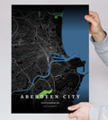 Custom Personalised Map Print | Any City or Town Worldwide | Framed, Laminated or Poster | Unique Location Wall Art Gift