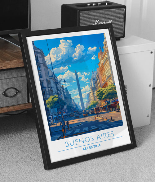 Argentina, Buenos Aires Travel Poster