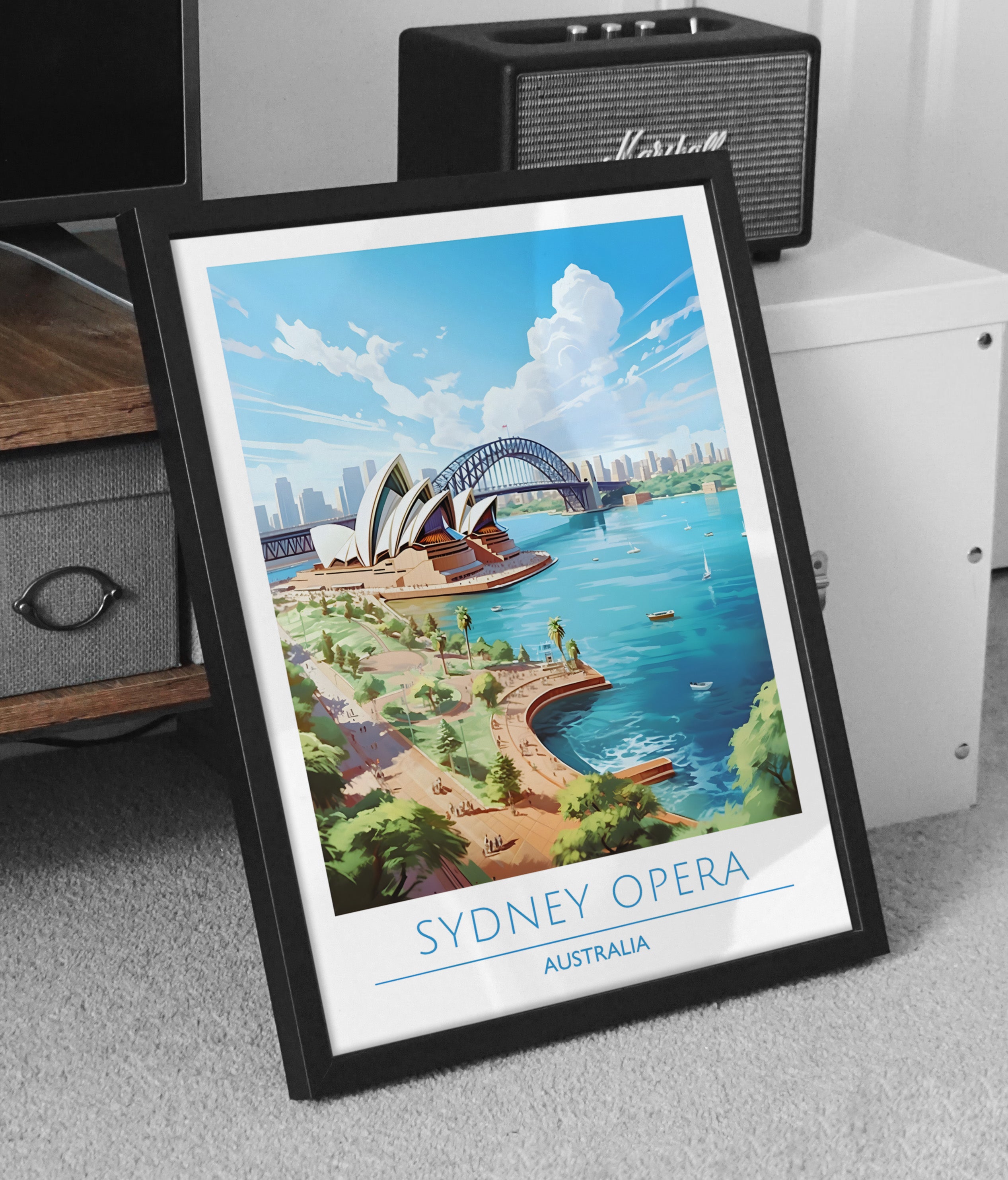 Australia, Sydney Opera House Travel Poster