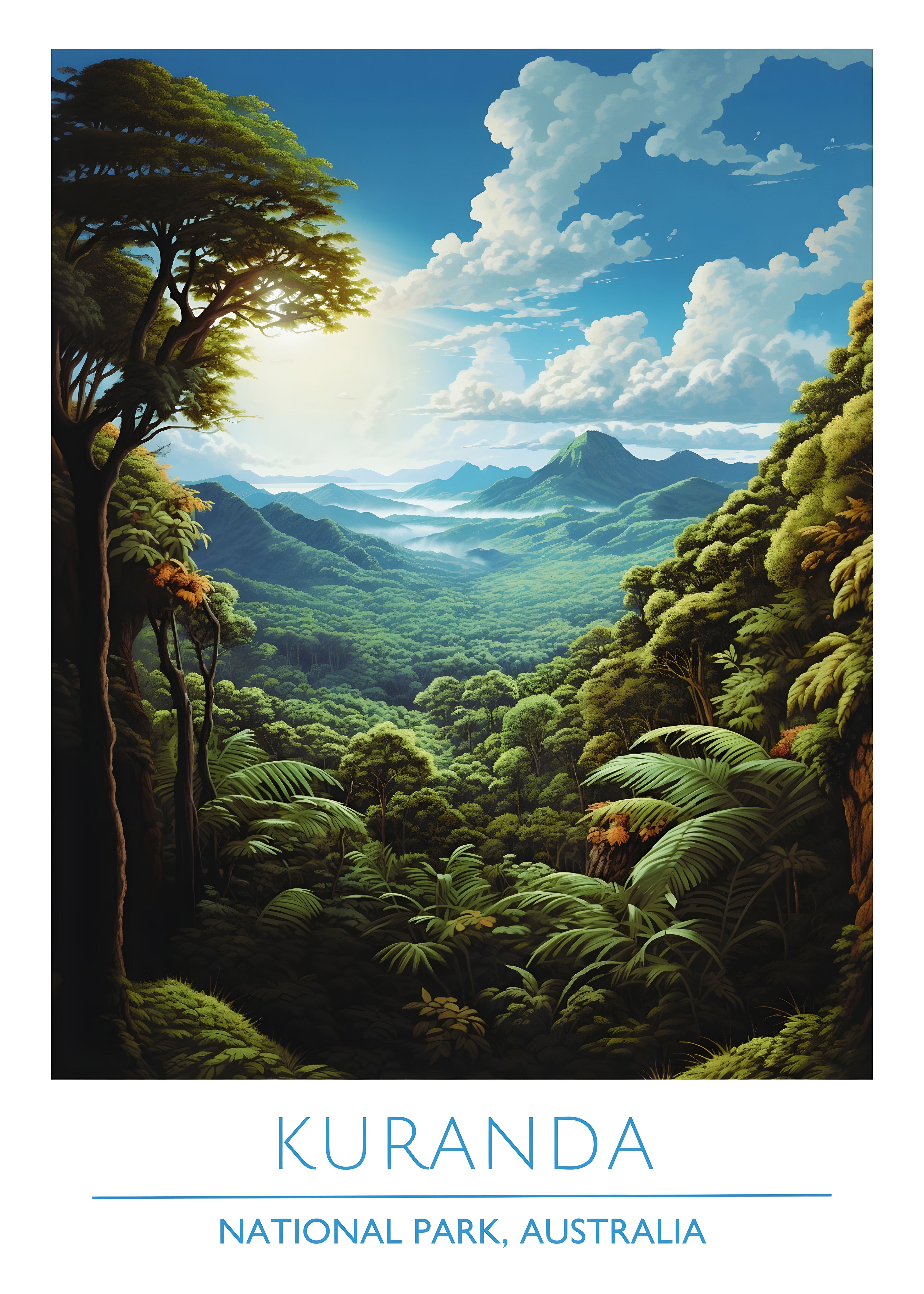 Australia, National Park, Kuranda Travel Poster