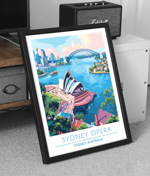 Australia, Sydney, Sydney Opera house 2 Travel Poster