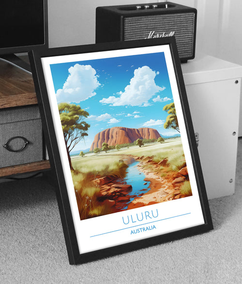 Australia, Uluru Travel Poster