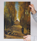 Avenue of Poplars in Autumn (1884) by Vincent van Gogh – Wall Art Print | Classic Fine Art Poster | A4 & A3 Sizes