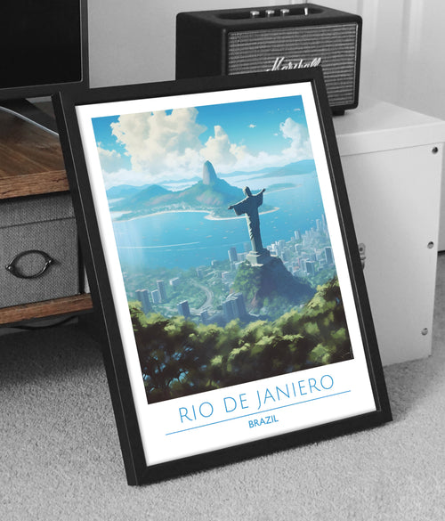 Brazil, Rio De Janiero Travel Poster