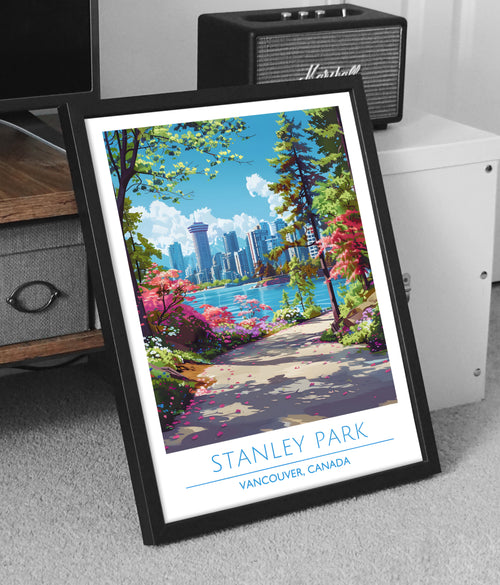 Canada, Vancouver, Stanley Park, Travel Poster