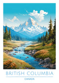 Canada, British Columbia, Travel Poster