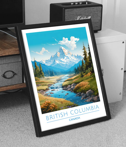 Canada, British Columbia, Travel Poster