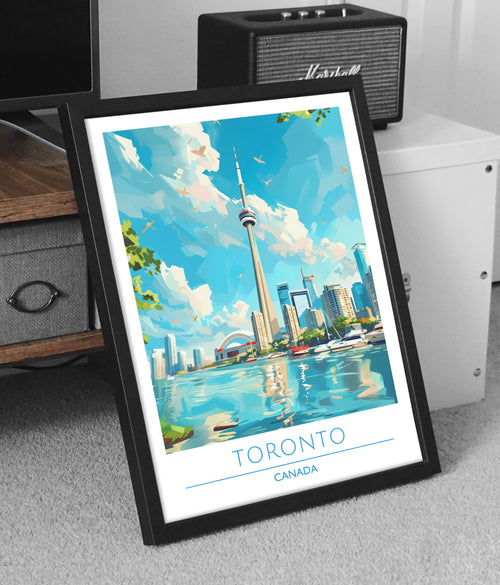 Canada, Toronto, Travel Poster