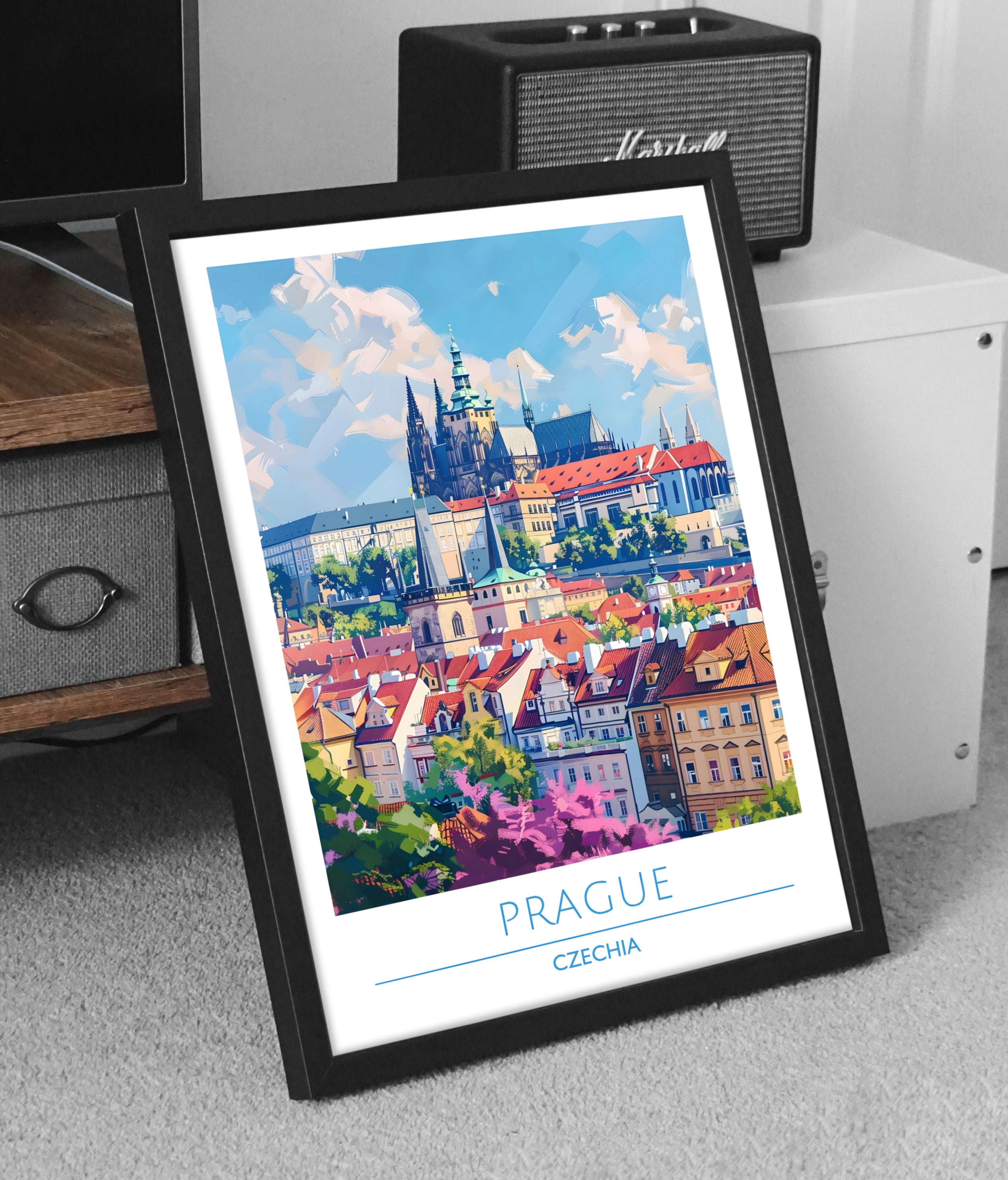Czech, Prague (2), Travel Poster