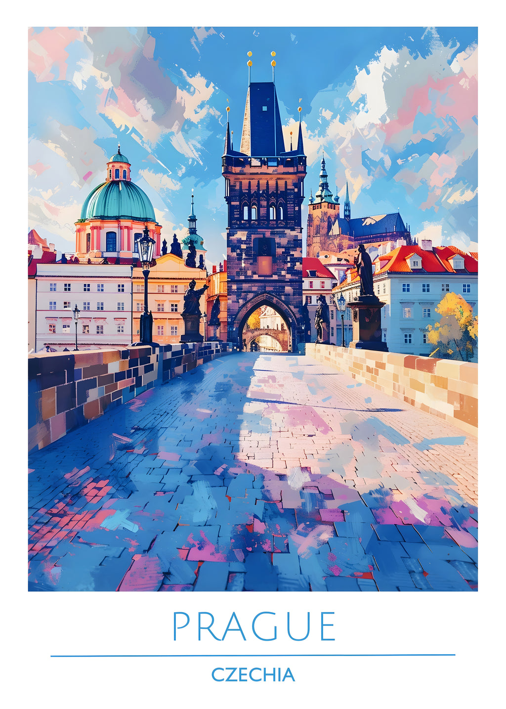 Czech, Prague (1), Travel Poster