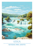 Croatia, National Park, Krka, Travel Poster