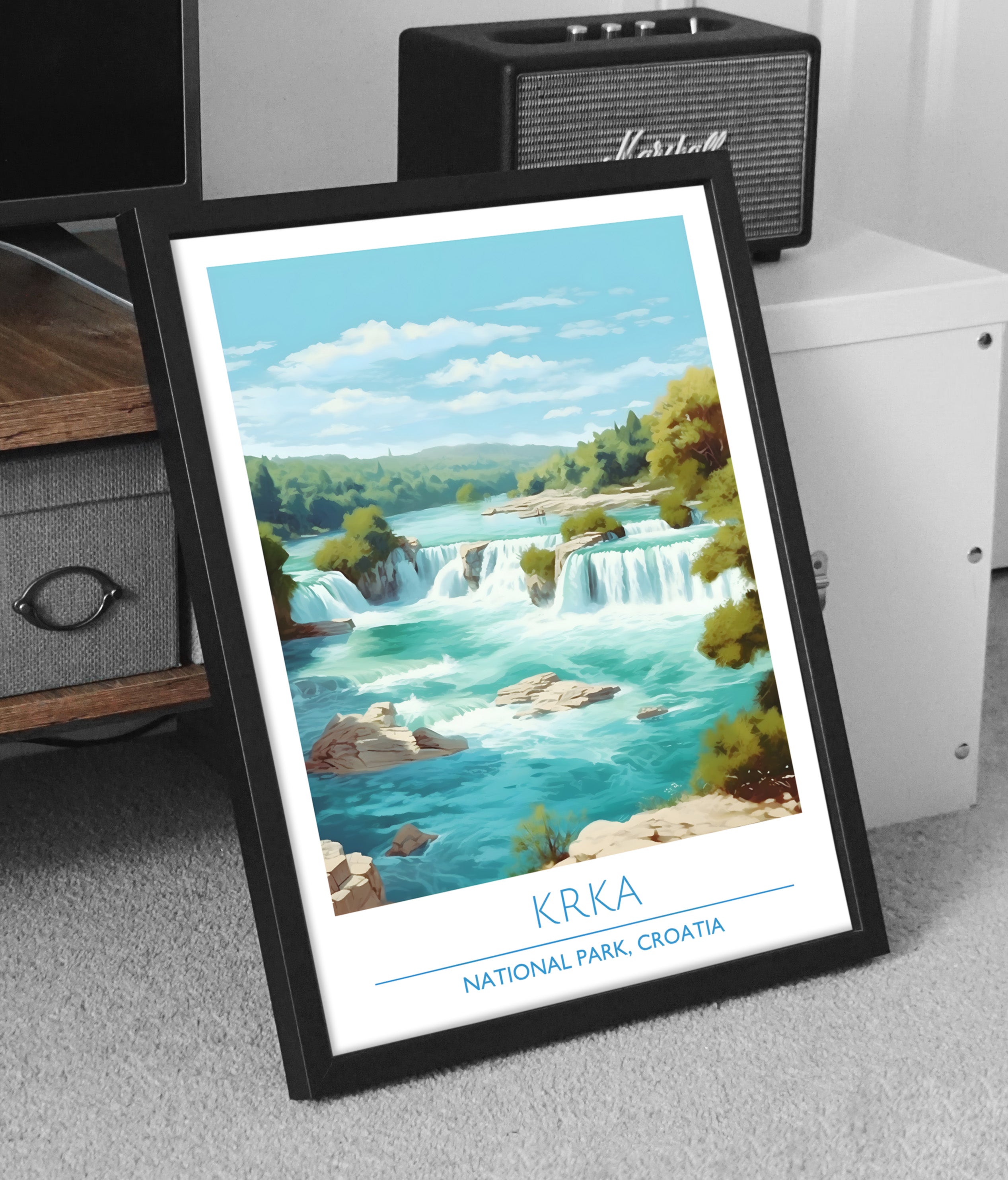 Croatia, National Park, Krka, Travel Poster