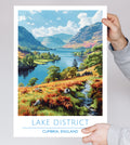 England, Cumbria, Lake District, Travel Poster