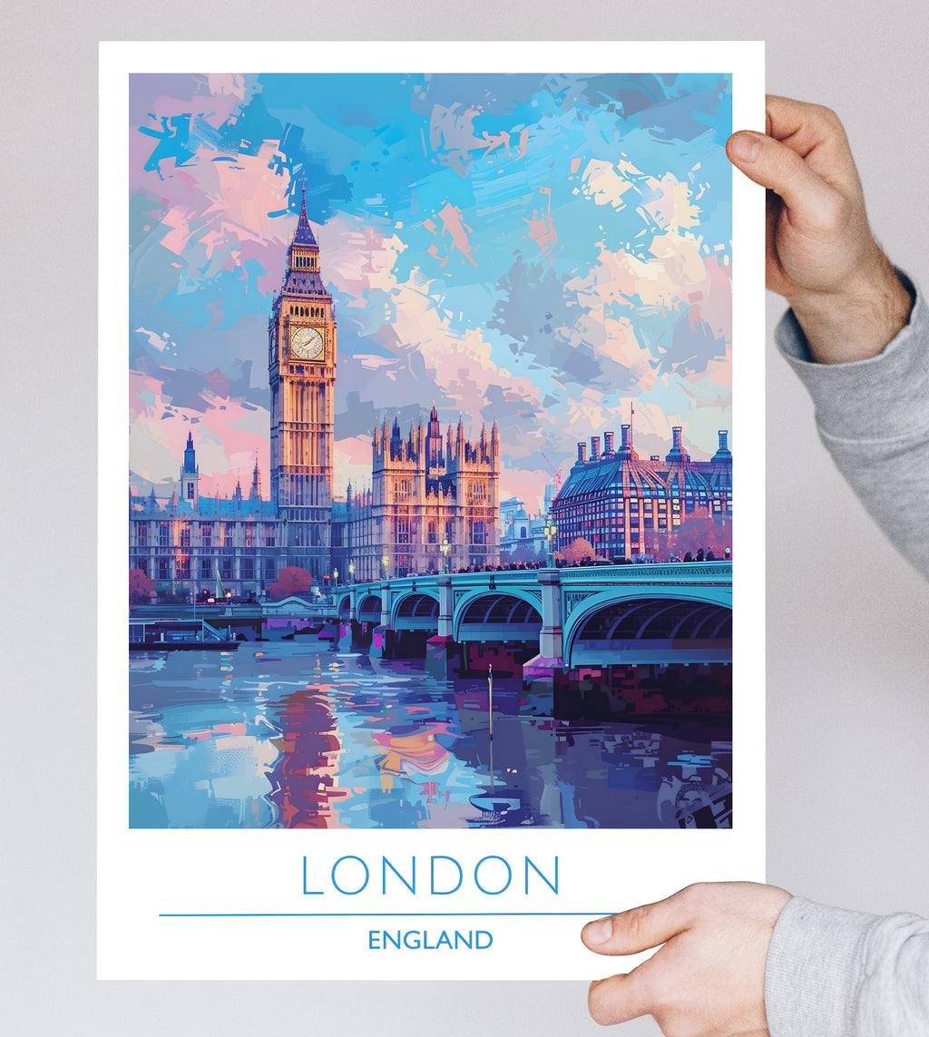 England, London (2), Travel Poster