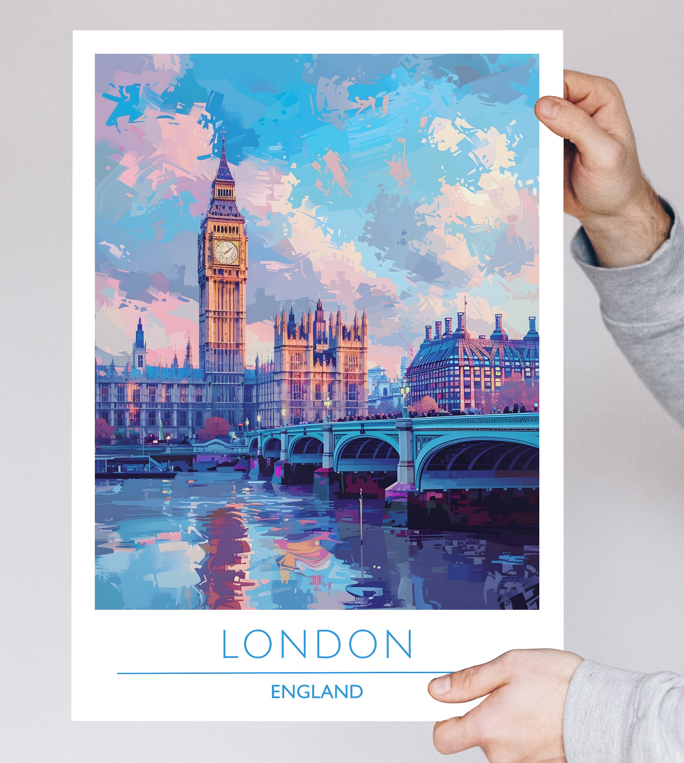 England, London (2), Travel Poster