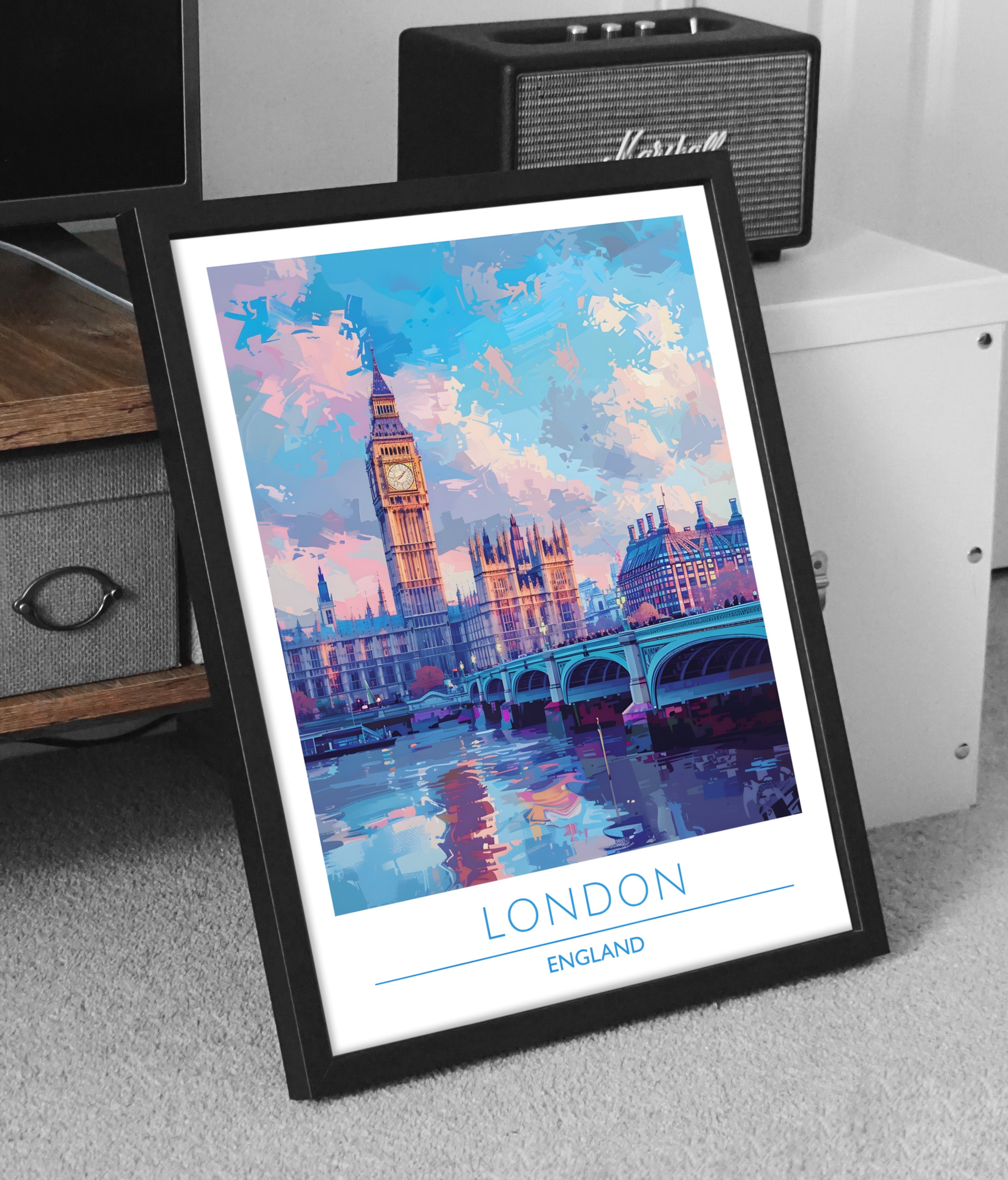 England, London (2), Travel Poster