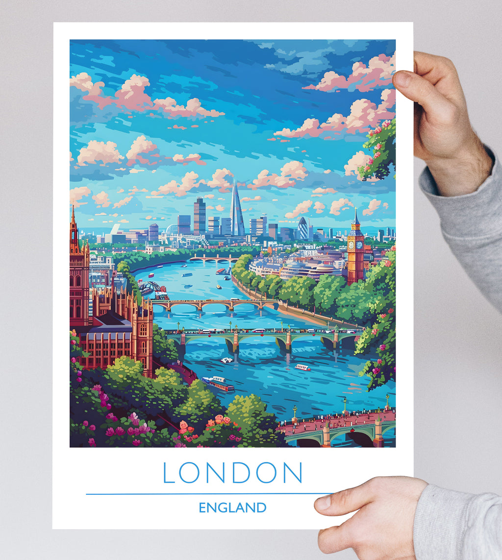 England, London (3), Travel Poster