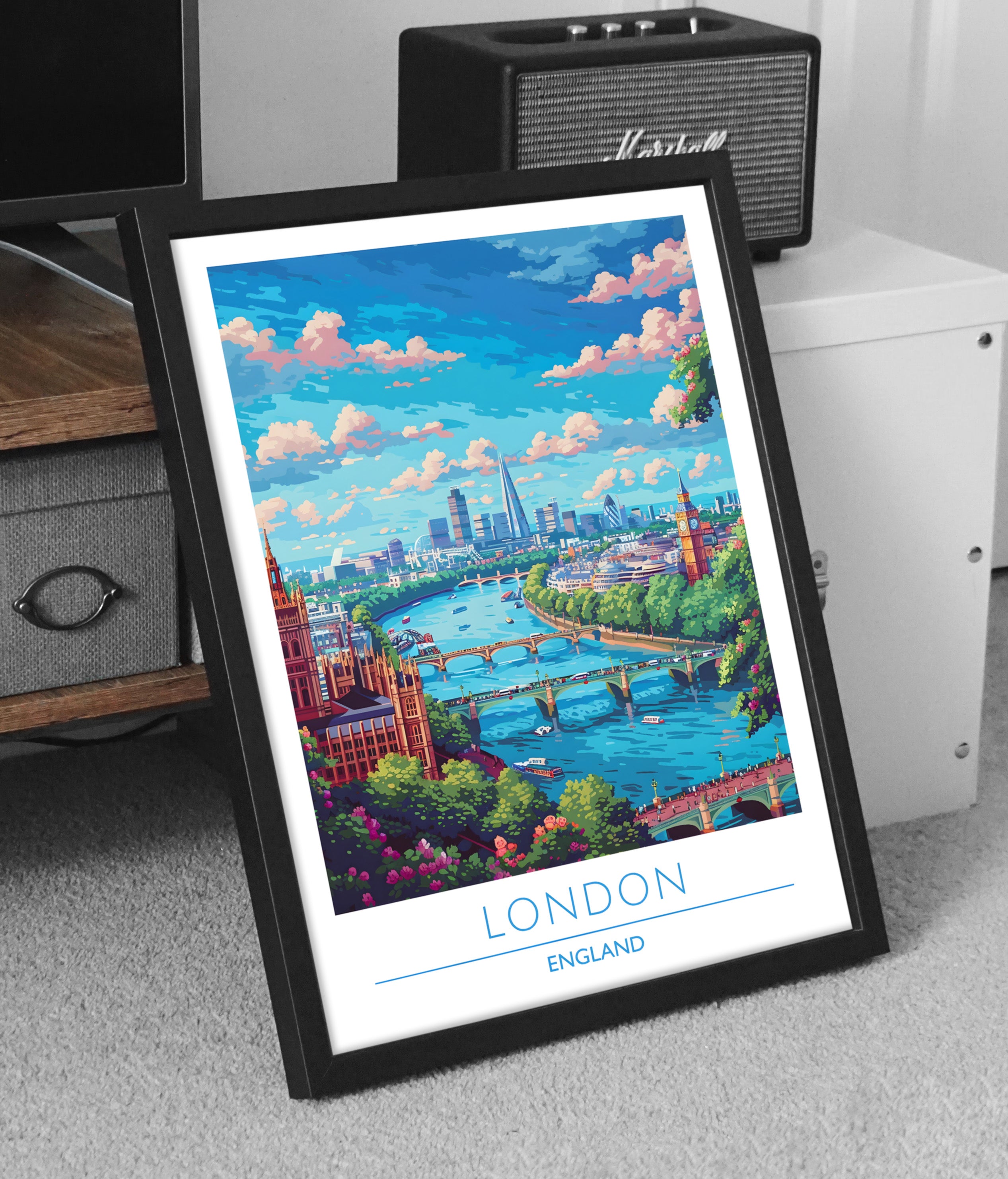 England, London (3), Travel Poster