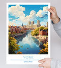 England, York, Travel Poster
