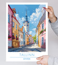 Estonia, Tallin, Travel Poster