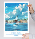 Finland, Helsinki, Travel Poster