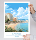 France, Cannes, Travel Poster