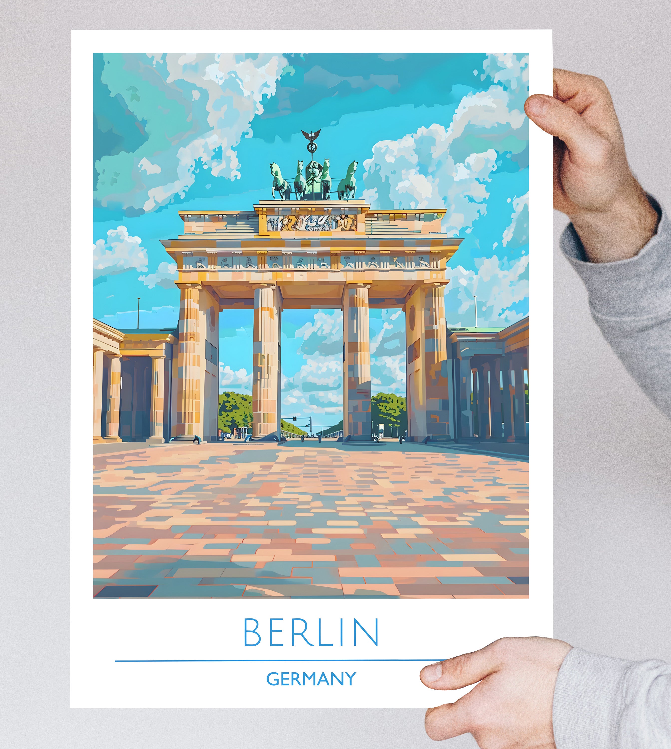 Germany, Berlin (2), Travel Poster