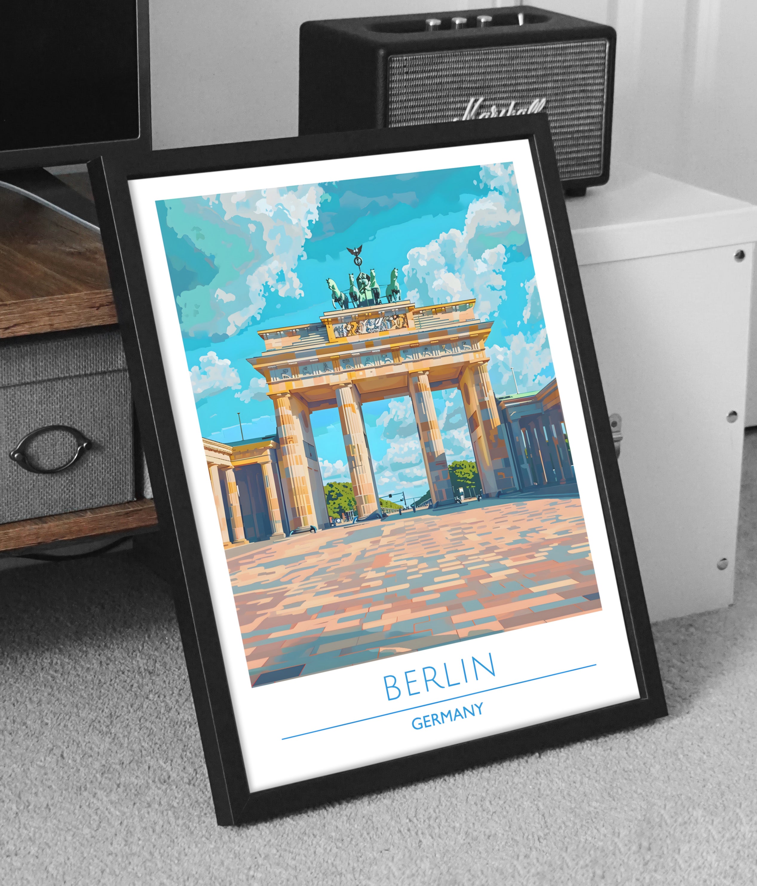 Germany, Berlin (2), Travel Poster