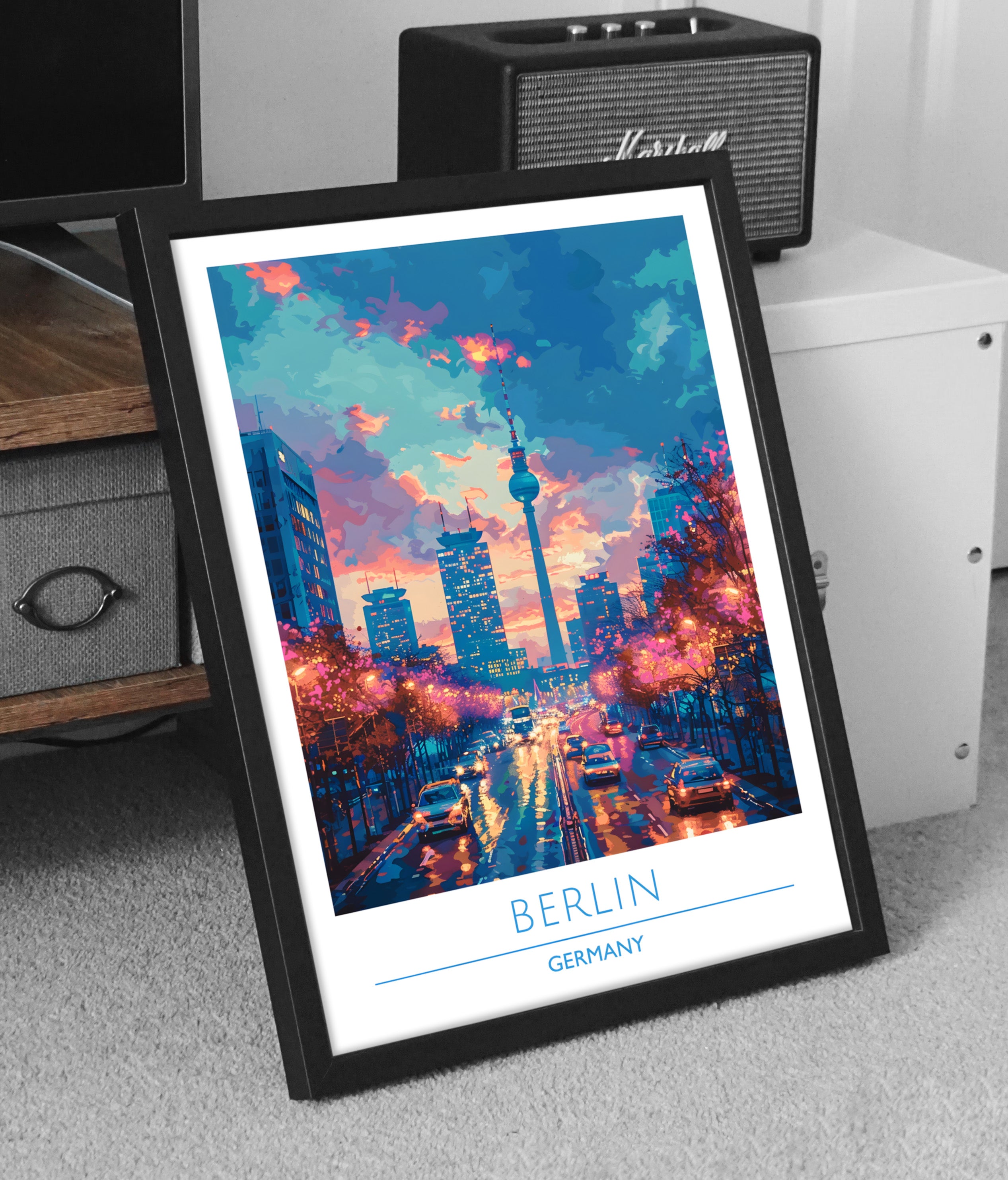 Germany, Berlin (3), Travel Poster