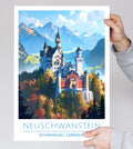 Germany, Schwangau, Neuschwanstein, Travel Poster