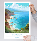 Greece, Lefkada, Travel Poster