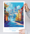 Hungary, Budapest, Travel Poster