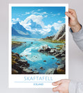 Iceland, Skaftafell, Travel Poster