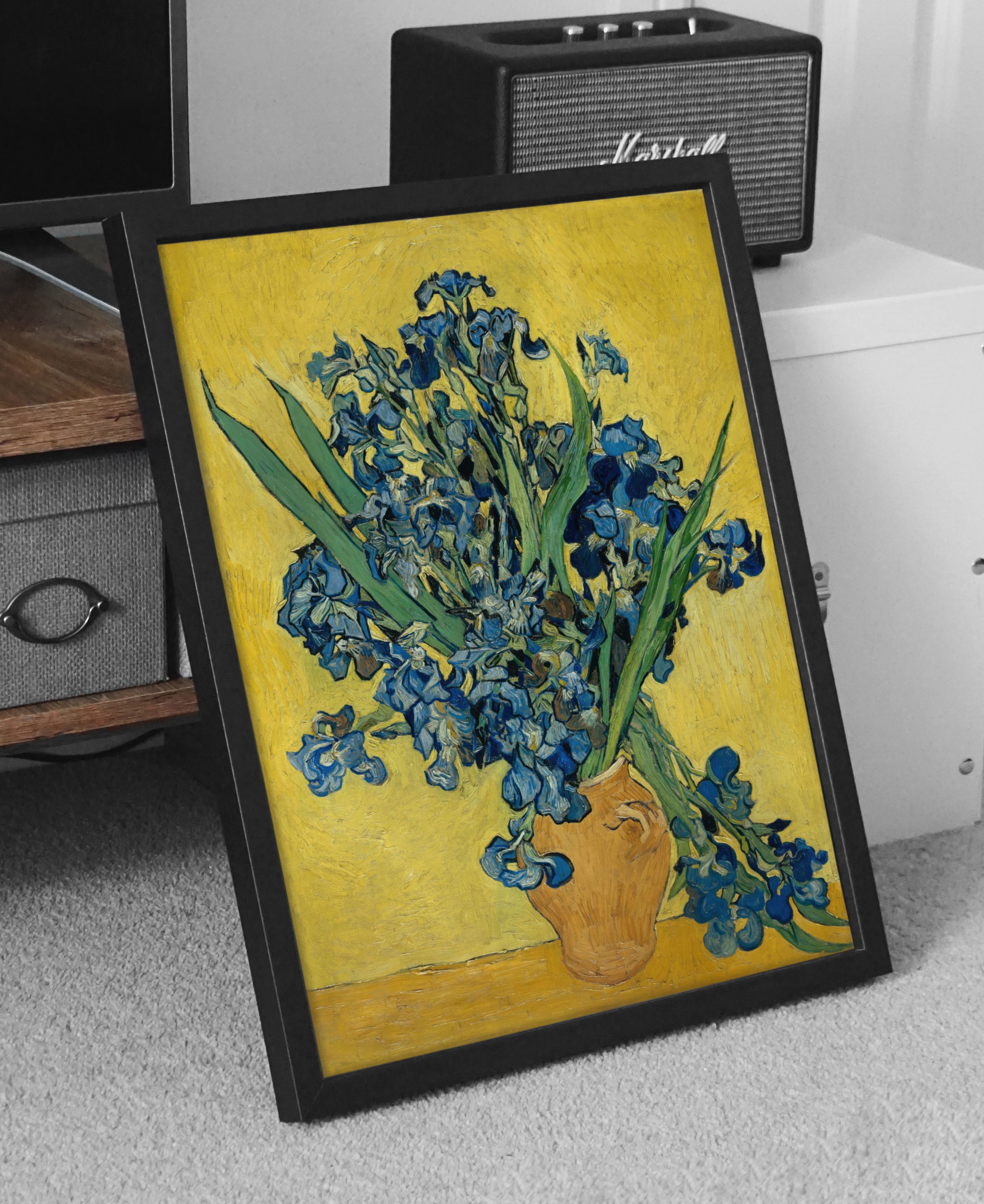 Irises (1890) by Vincent van Gogh – Wall Art Print | Classic Fine Art Poster | A4 & A3 Sizes