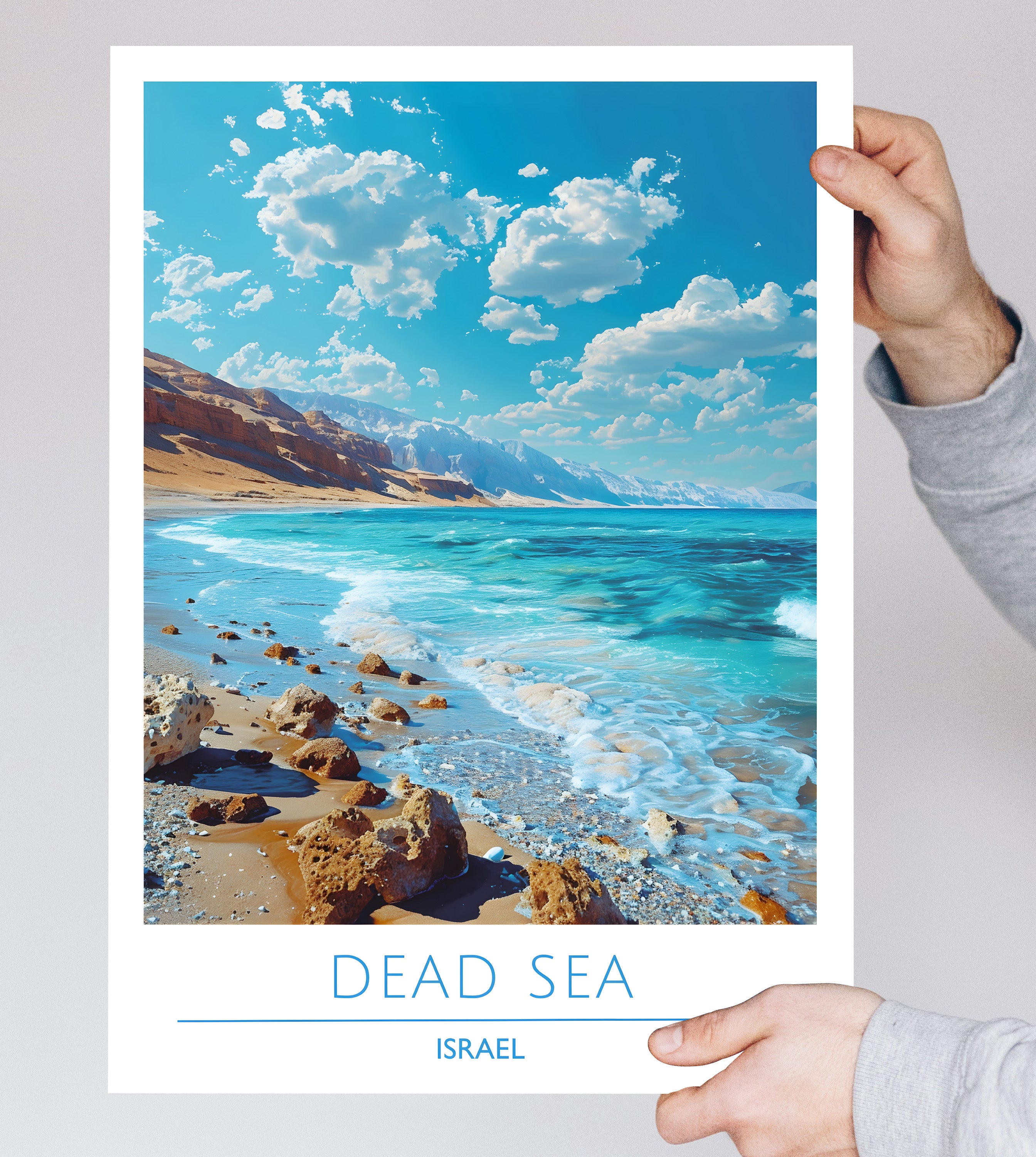 Israel, Dead Sea, Travel Poster
