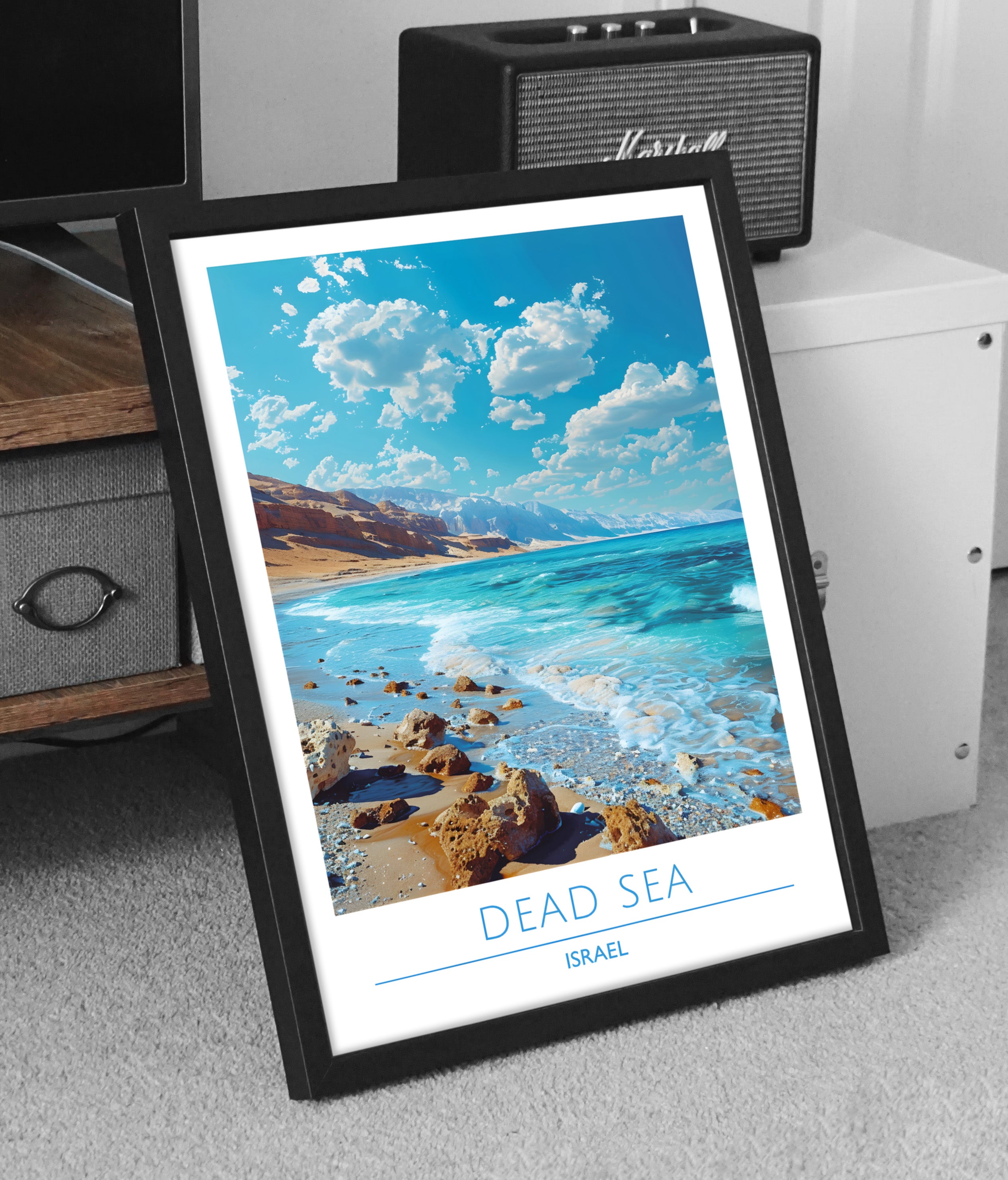 Israel, Dead Sea, Travel Poster