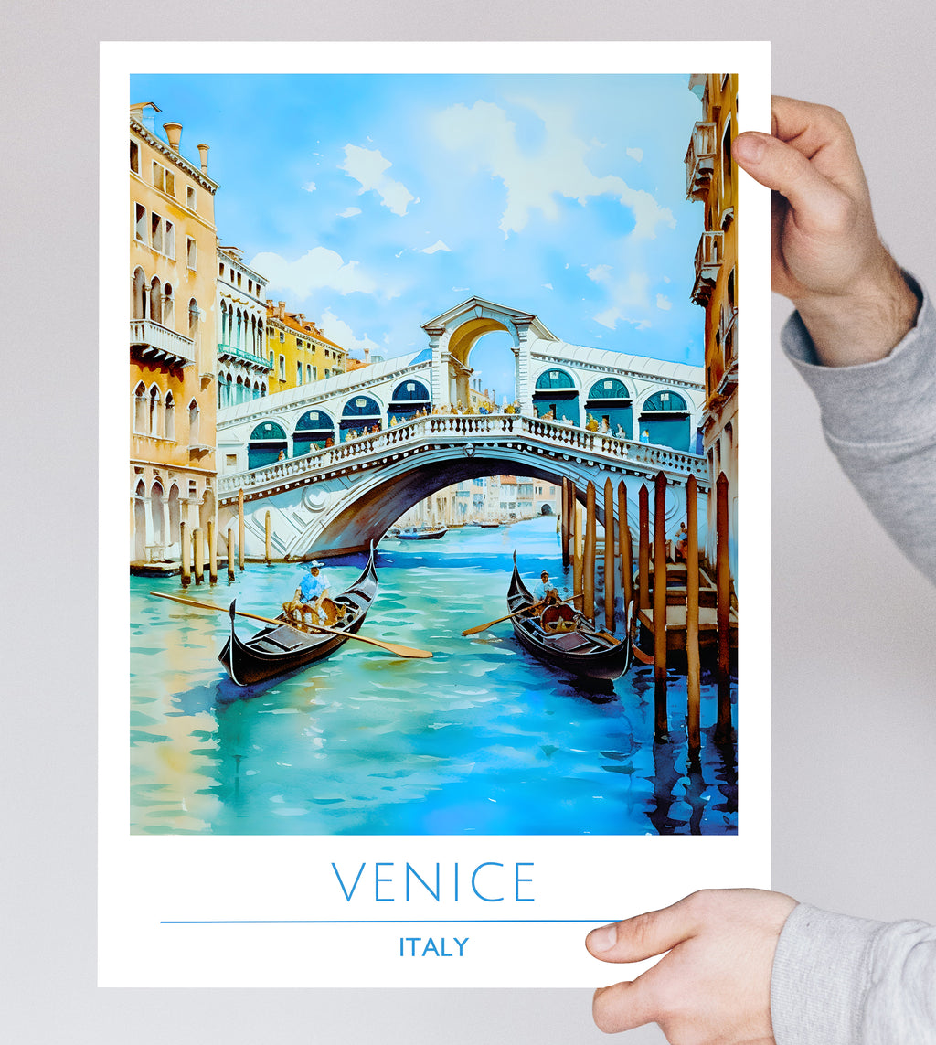 Italy, Venice, Travel Poster