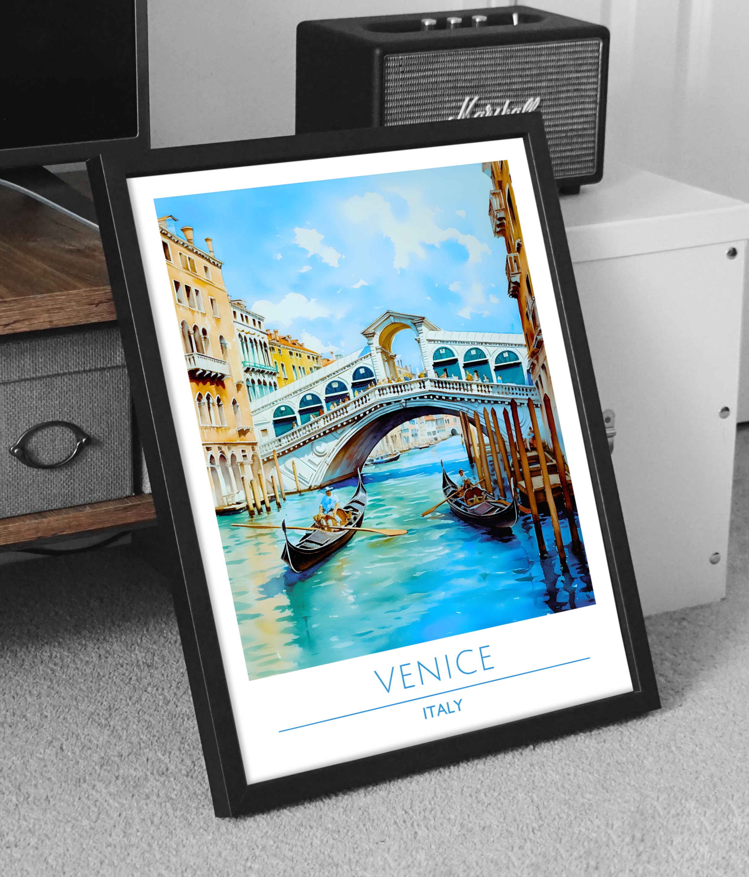 Italy, Venice, Travel Poster