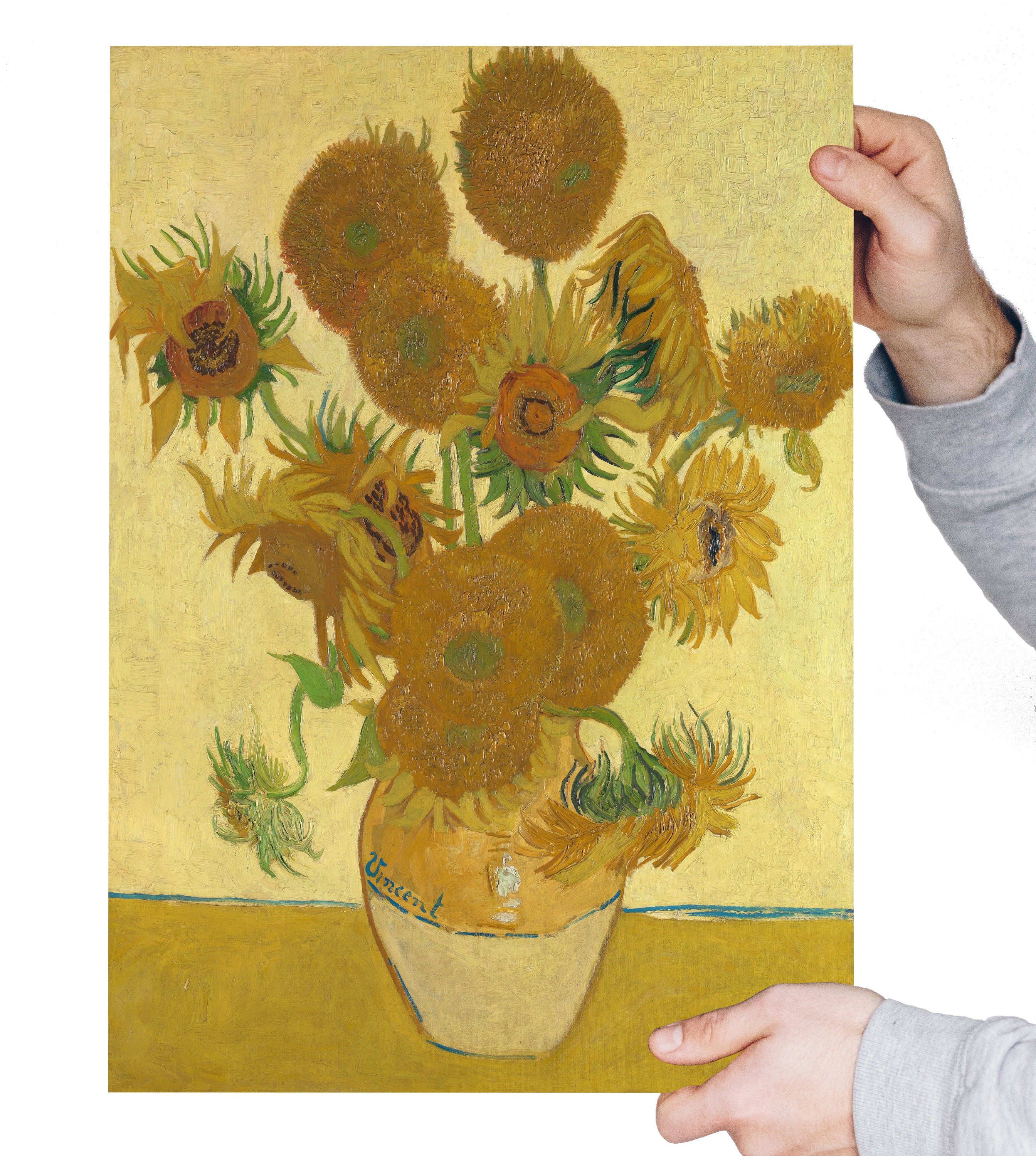 Sunflowers (1887) by Vincent van Gogh – Wall Art Print | Classic Art Poster | A4 & A3 Sizes