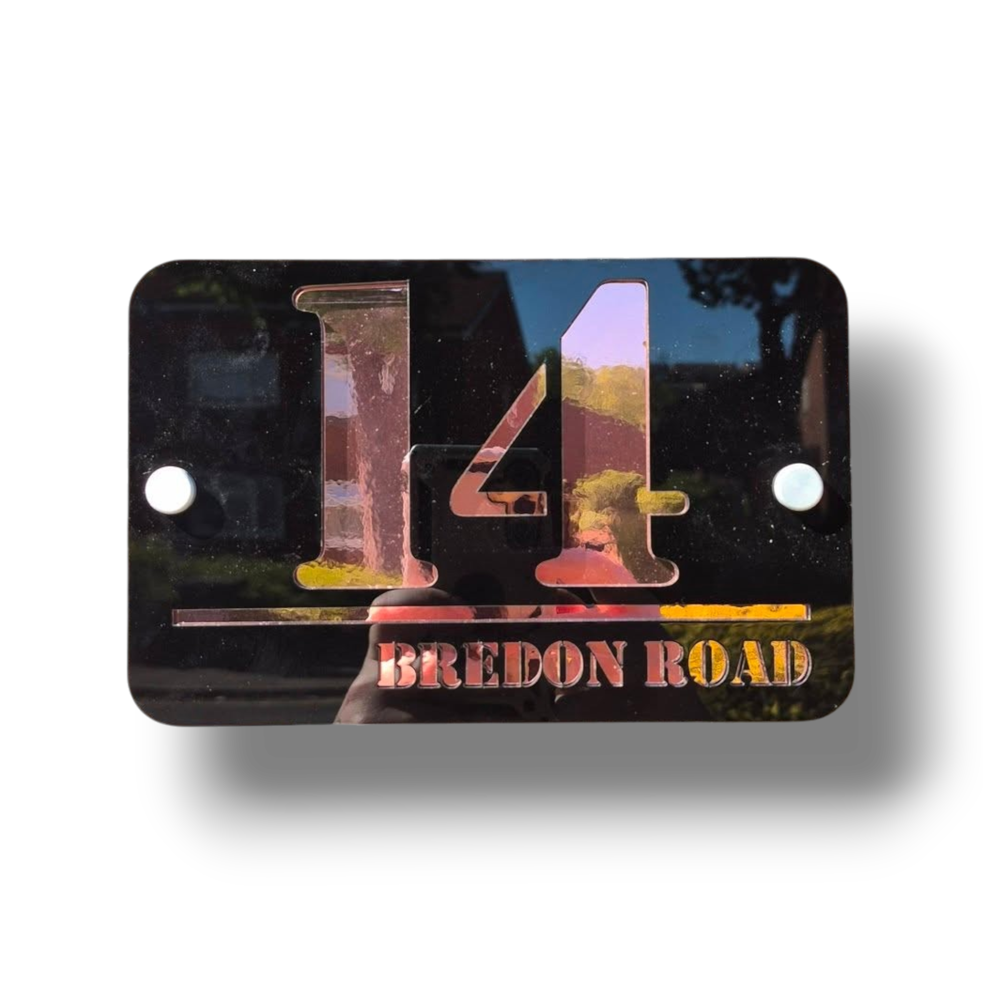 Luxury Modern House Number Sign – Premium Acrylic Address Plaque