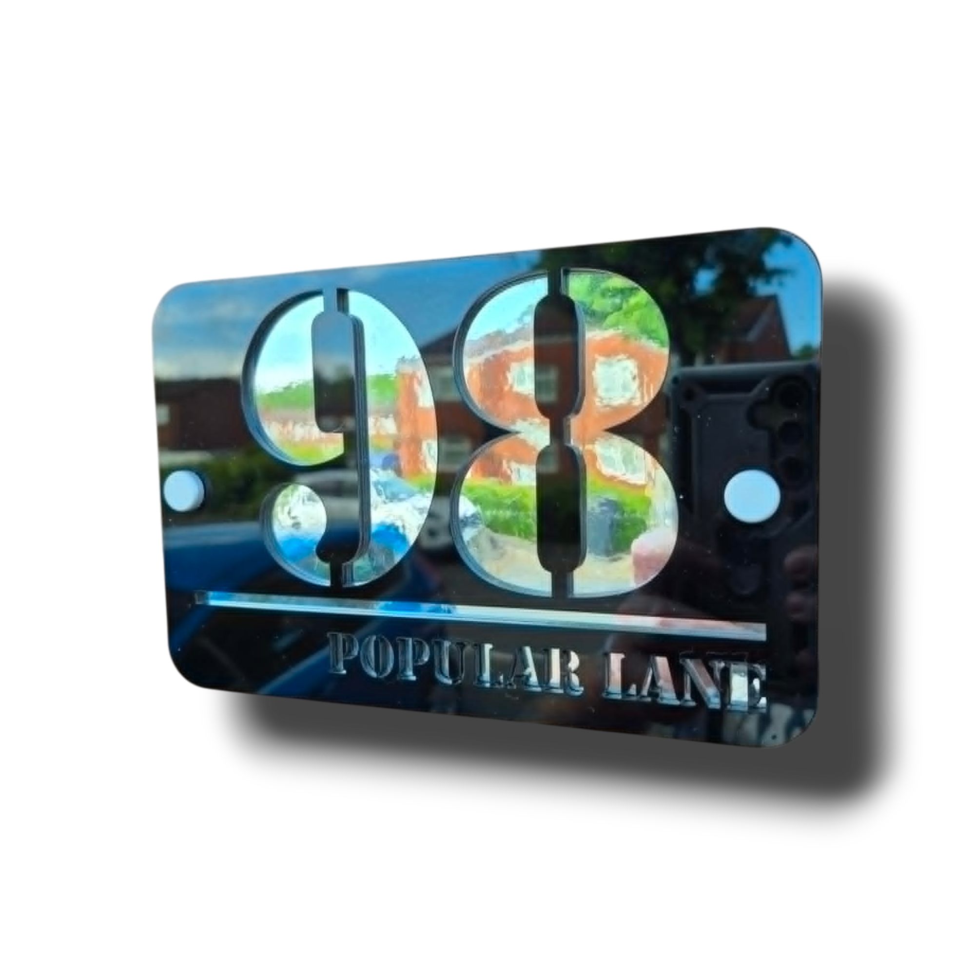 Luxury Modern House Number Sign – Premium Acrylic Address Plaque